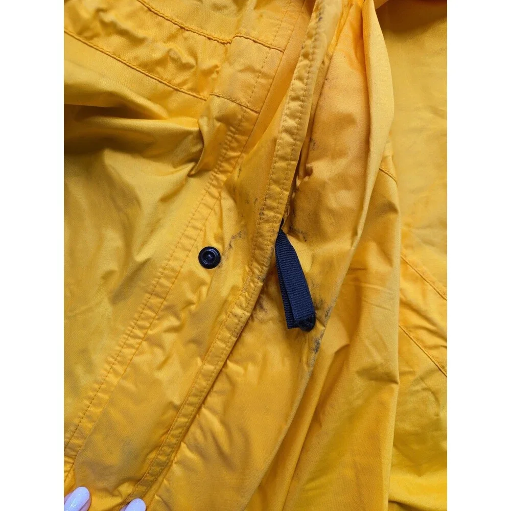 Vintage The North Face Gore-Tex Mountain Jacket Men's XL Yellow Black Shell Only